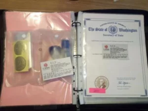 华盛顿州注册文件 华盛顿州注册文件